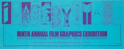 CalArts poster: Ninth Annual Film Graphics Exhibition by 