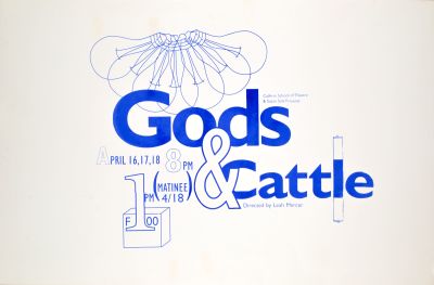 CalArts poster: Goods & Cattle by 