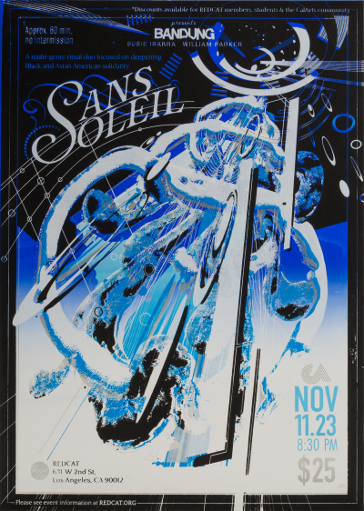 CalArts poster: Sans Soleil by Sophia Sher Kelly Dizon 