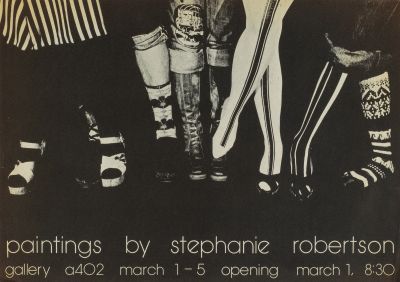 CalArts poster: Paintings by Stephanie Robertson by Stephanie Robertson 