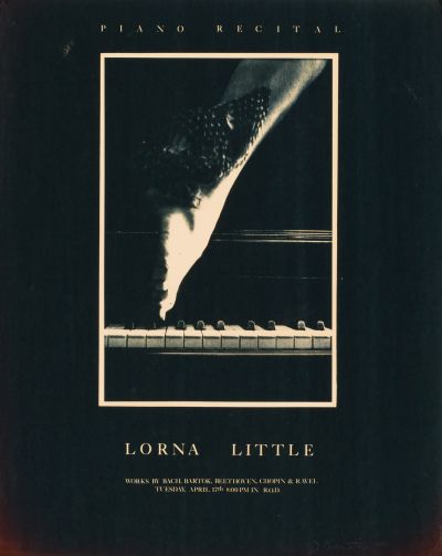 CalArts poster: Lorna Little Piano Recital by Michael Portwood 