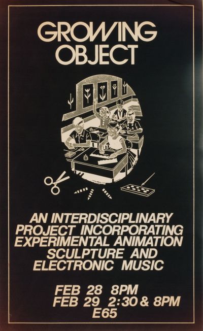 CalArts poster: Growing Object by Steve Socki 