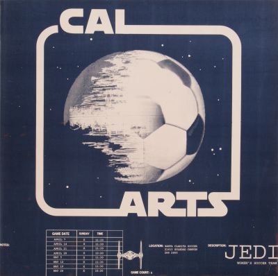 CalArts poster: CalArts Jedi Women’s Soccer Team by 