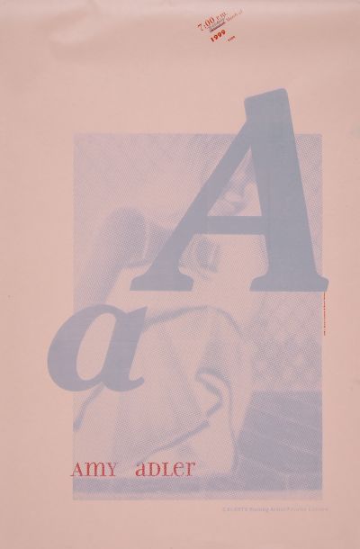 CalArts poster: Amy Adler by Daniel Holmes Sharon Cardinal 