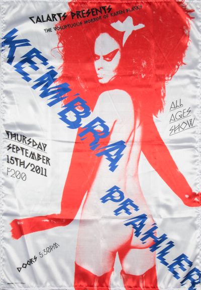 CalArts poster: The Voluptuous Horror of Karen Black’s Kembra Pfahler by David Karwan 