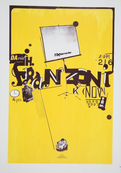CalArts poster: David Franzoni by Joseph Monnens 