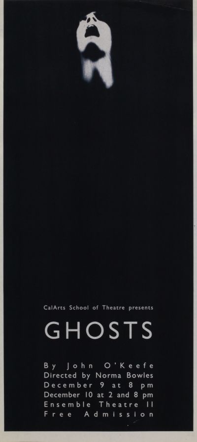 CalArts poster: Ghosts by 