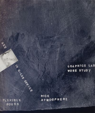 CalArts poster: Graphics Lab Work Study by 