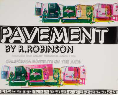 CalArts poster: Pavement by Randall Robinson 