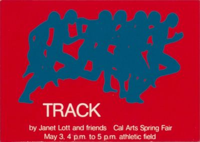 CalArts poster: Track by Ron Rozzelle 