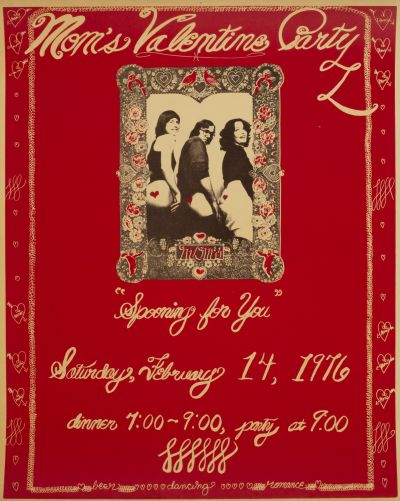 CalArts poster: Mom’s Valentine Party by Stephanie Robertson 