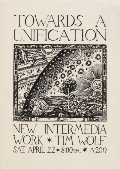 CalArts poster: Towards A Unification by Tim Wolf 
