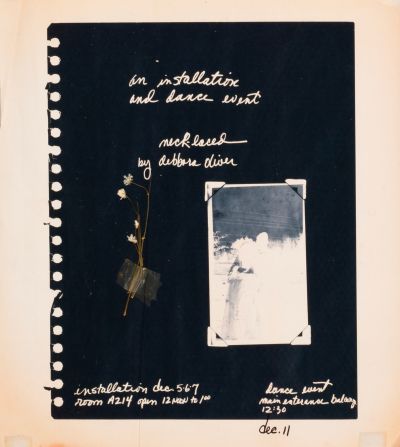CalArts poster: Neck-Laced by Debbora Oliver Cathy Tuttle 