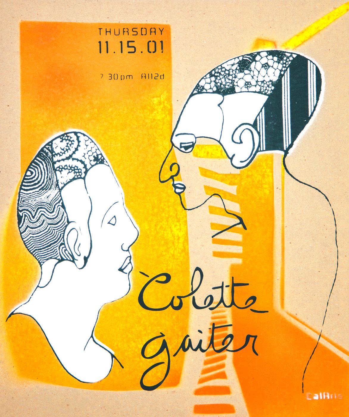 Colette Gaiter poster by Lehze Flax | CalArts Poster Archive