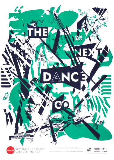 CalArts poster: REDCAT: &#8220;The Next Dance Co.&#8221; by Caroline Park Aastha Gaur 