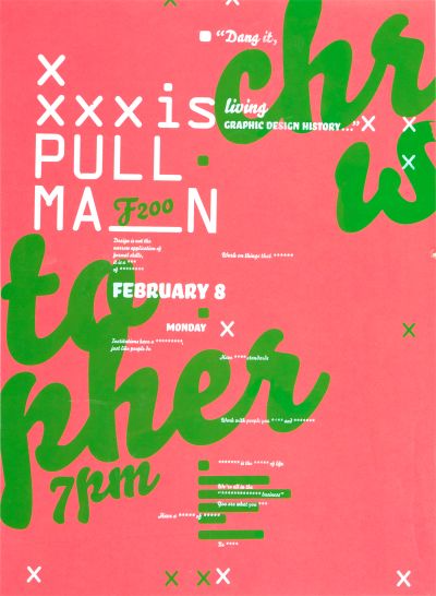 CalArts poster: Christopher Pullman by Aastha Gaur 