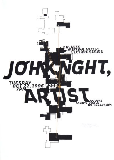 CalArts poster: John Knight by Jens Gehlhaar 