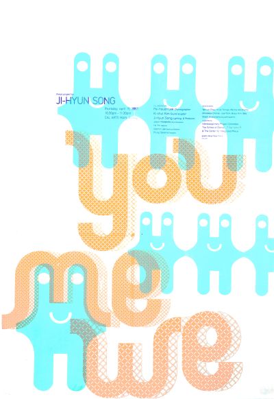 CalArts poster: Ji-Hyun Song: You, Me, We by 