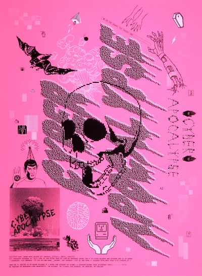 CalArts poster: 2012 CalArts Halloween: Cyber Apocalypse by Dasom Kim Taylor Giali 