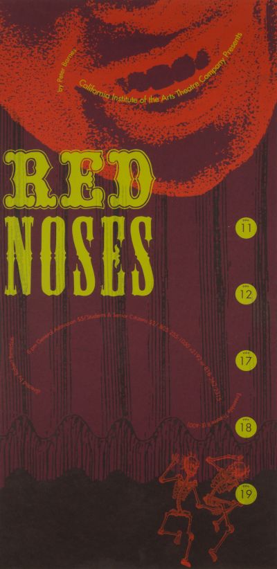 CalArts poster: Red Noses by Barbara Glauber 