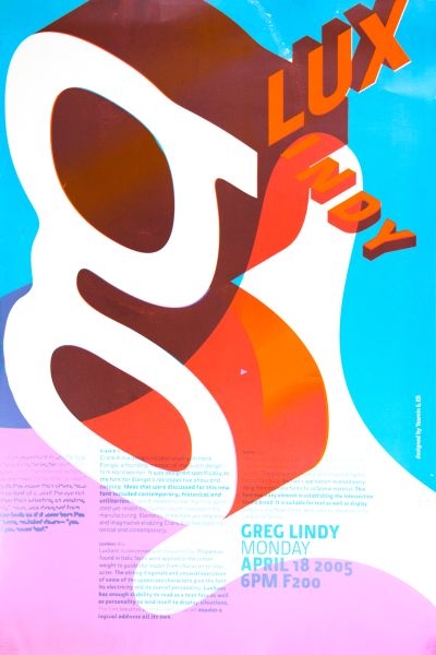 CalArts poster: Greg Lindy by Eli Carrico Yasmin Khan 