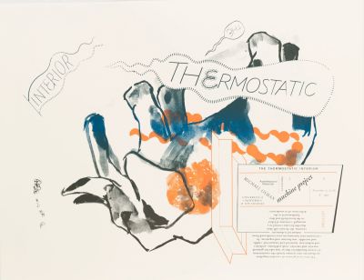 CalArts poster: The Thermostatic Interior by Gail Swanlund 