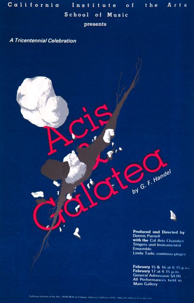 CalArts poster: Acis &#038; Galatea by 