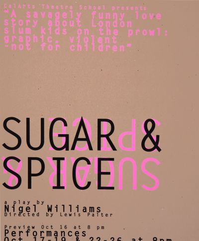 CalArts poster: Sugar &#038; Spice by Caryn Aono 