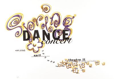 CalArts poster: Spring Dance Concert by 