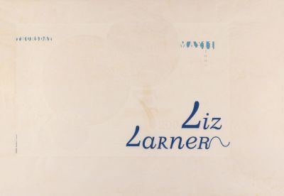 CalArts poster: Liz Larner by Cynthia Jacquette 