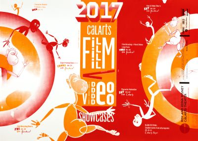 CalArts poster: CalArts Film /Video Showcases by Andrea Yasko Es Youn 