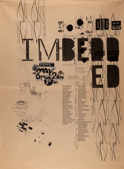 CalArts poster: Imbedded by Brian Roettinger Samuel Farfsing Ed Fella Scott Zukowski 