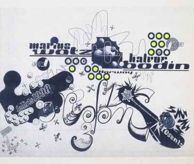 CalArts poster: Marius Watz + Halvor Bodin by Ana Llorente Andrea Tinnes HweeMin Loi Jose Allard Lee Schulz Pirco Wolfframm 