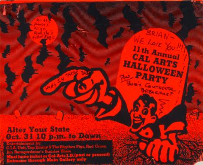 CalArts poster: 11th Annual CalArts Halloween Party by 