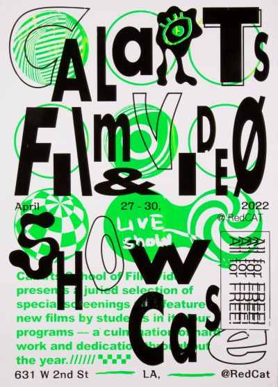 CalArts poster: Film and Video Showcase by Cheng Cheng Hang 