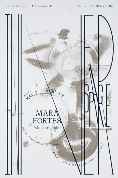 CalArts poster: Mara Fortes Inner Space by Zhen Lu 