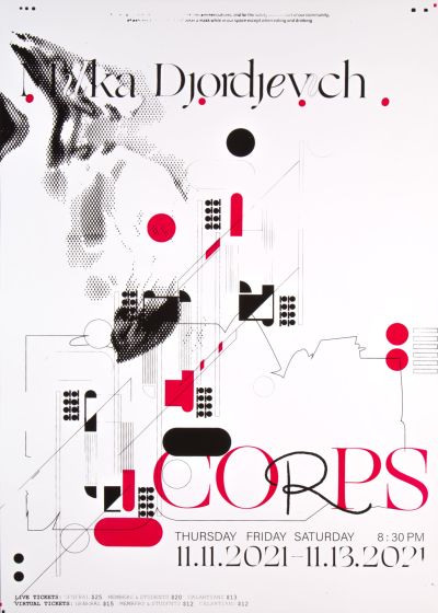 CalArts poster: Corps by Jihyun Yi 