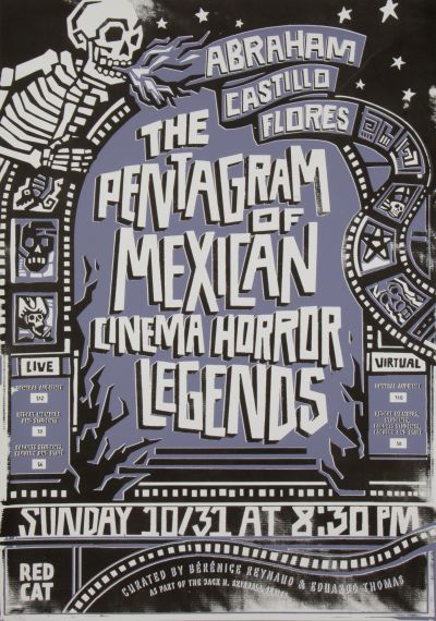 CalArts poster: The Pentagram of Mexican Cinema Horror Legends by 