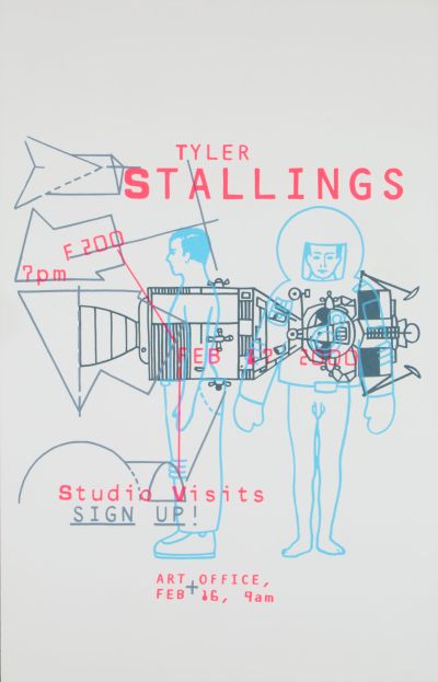 CalArts poster: Tyler Stallings by Juliette Bellocq 