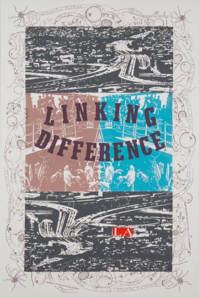 CalArts poster: Linking Difference LA by 