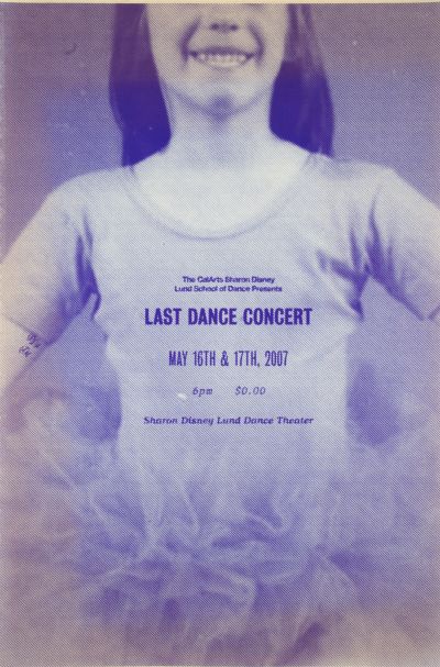 CalArts poster: Last Dance Concert by 
