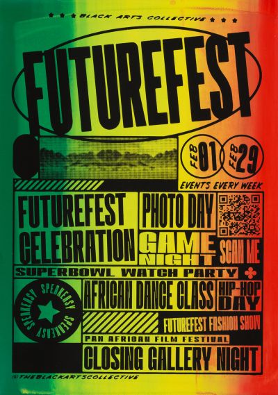 CalArts poster: Futurefest by Justin Gold 