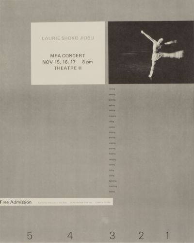 CalArts poster: Laurie Shoko Jiobu MFA Concert by 