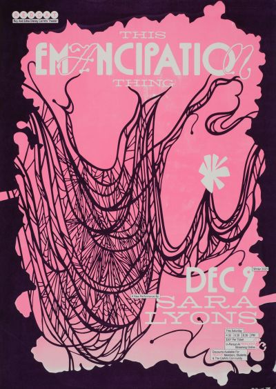 CalArts poster: This Emancipation Thing by Maya Alvarado Kari Trail 