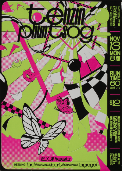 CalArts poster: Tenzin Phuntsog by Scott Ulrich Shivangi Chopra 