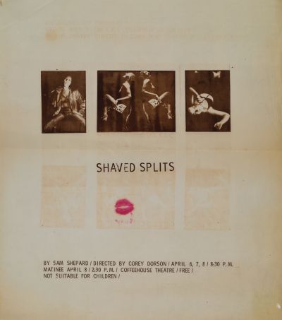 CalArts poster: Shaved Splits by 