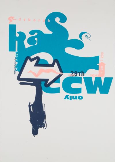 CalArts poster: Deborah by Bele Ducke Dave Ewald 