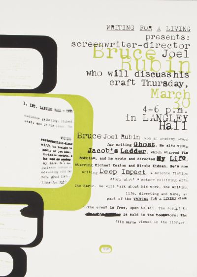 CalArts poster: Bruce Joel Rubin by 