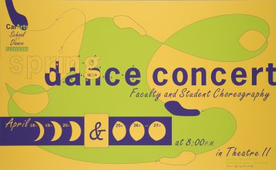 CalArts poster: Spring Dance by 