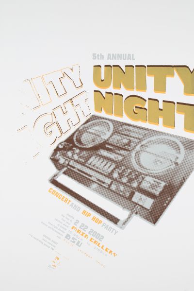 CalArts poster: Unity Night by Brad Tucker 
